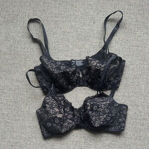 Soma Black Lace Bras